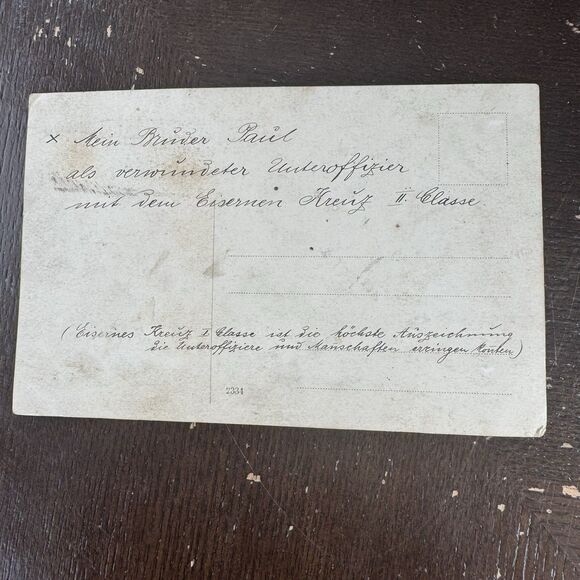 Real Photo Postcard Vintage Military Germany Large Group Portrait - Picture 2 of 5